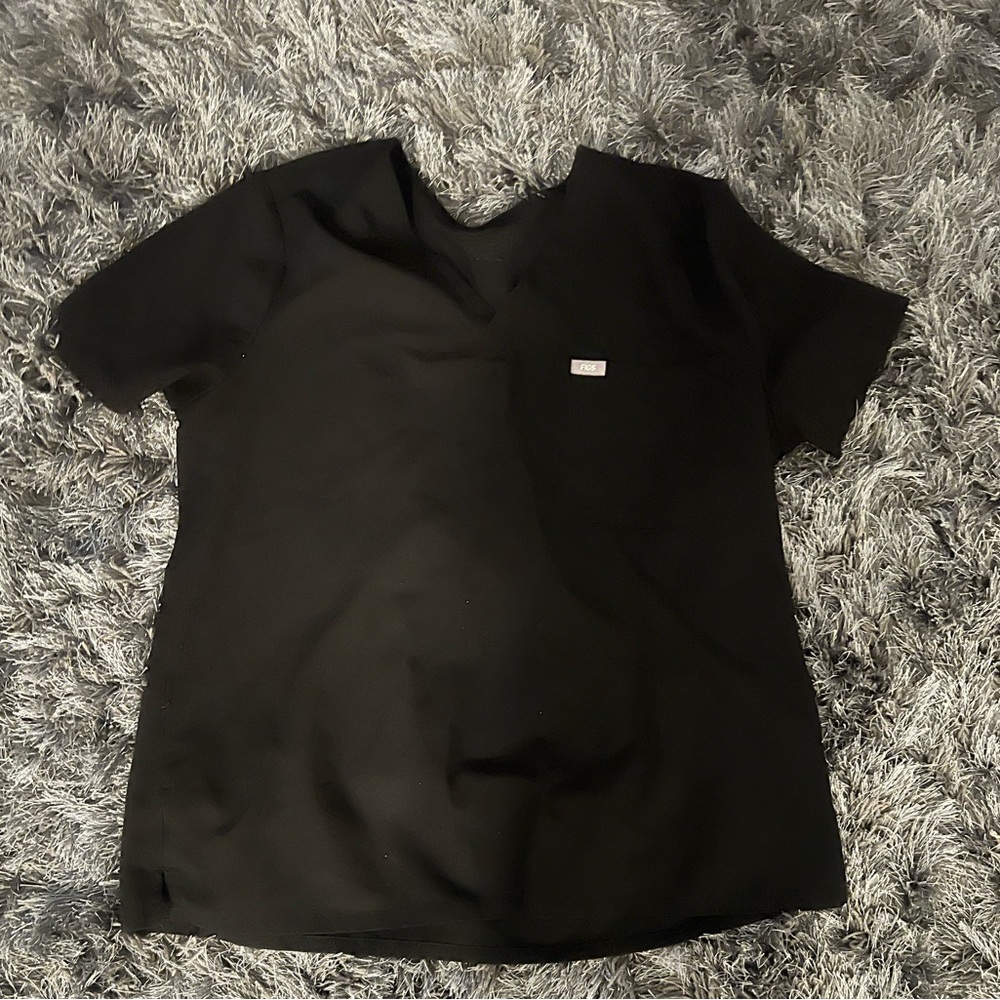 Figs black scrub top size 2xl